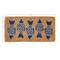 Hello Honey® Black & White Fish Images Natural Coir Doormat